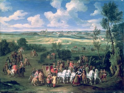 Der königliche Leichenzug von Adam Frans van der Meulen